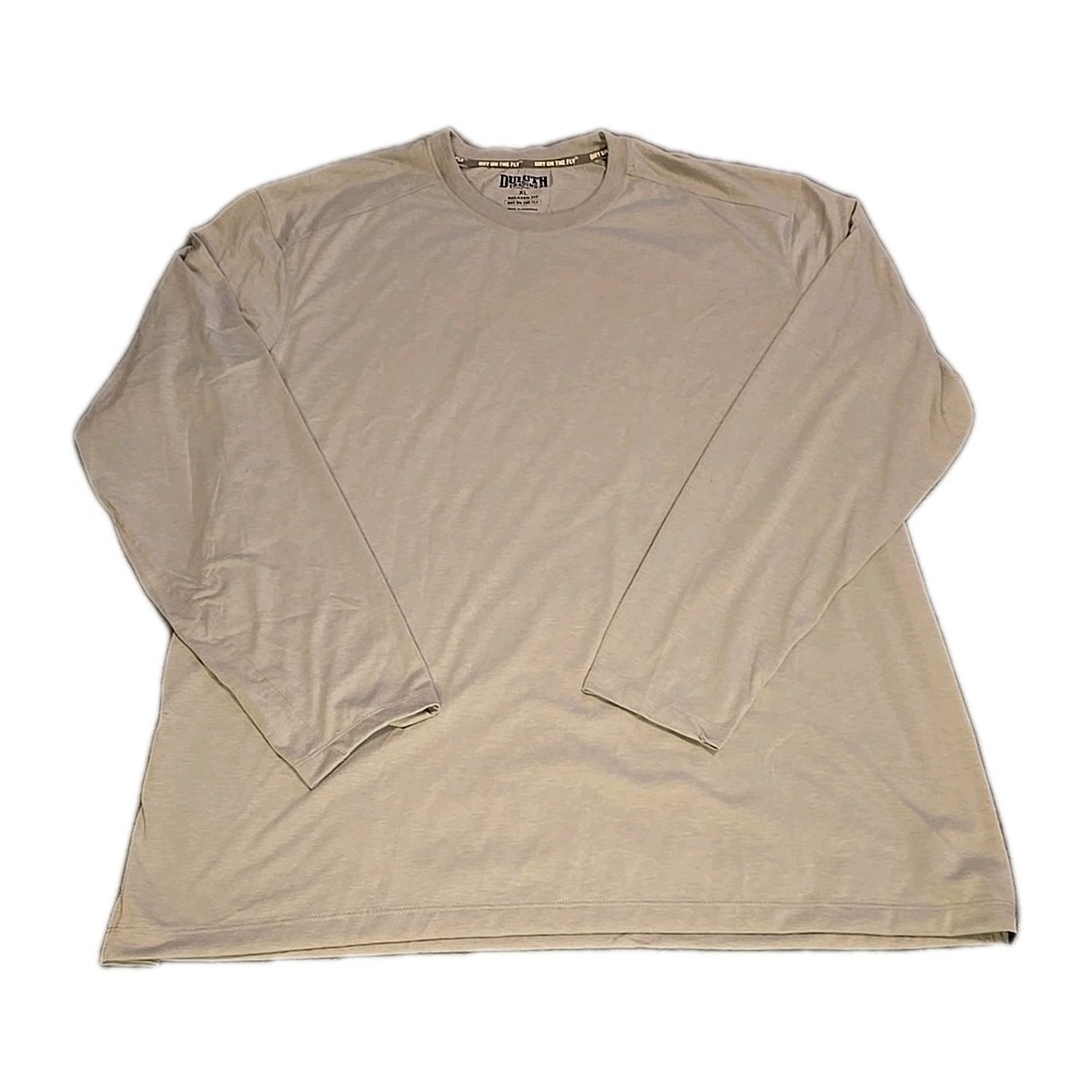 Duluth Trading Co. Men's XL Gray Dry On The Fly Relaxed Fit Long Sleeve Shirt